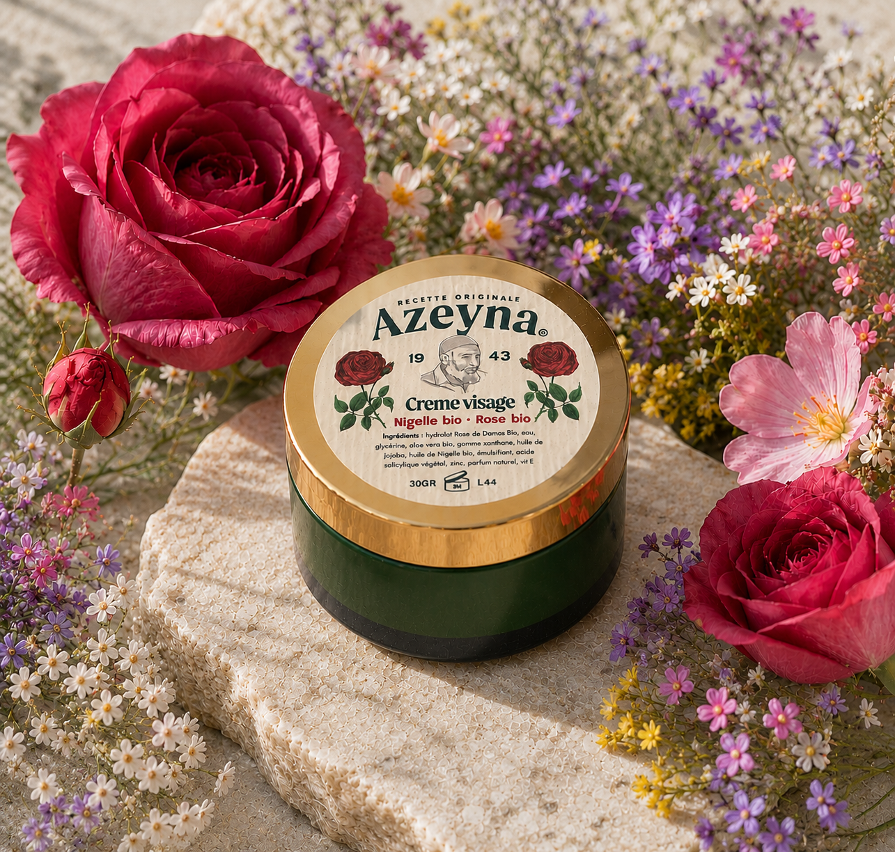 Creme visage Rose & Nigelle bio
