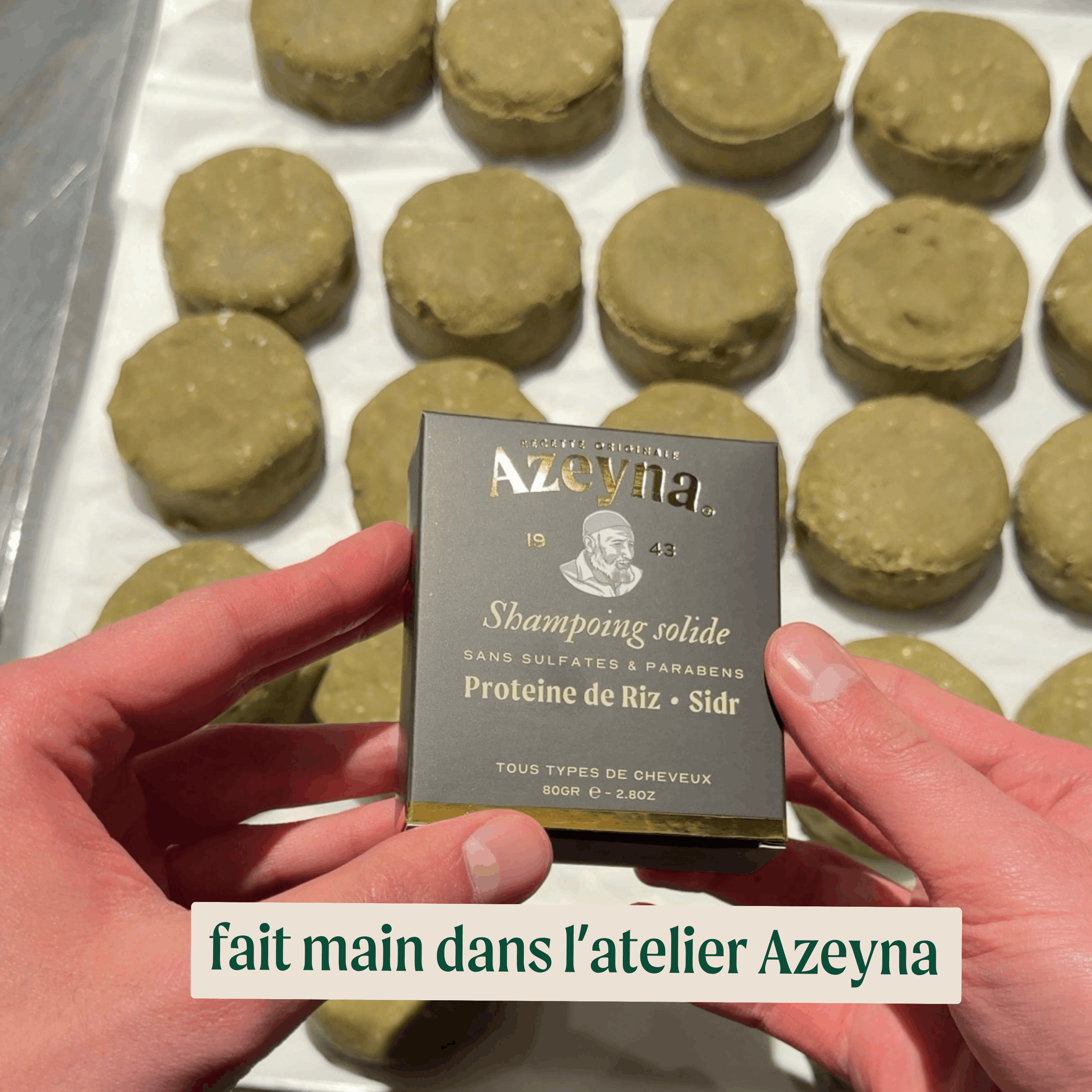 Shampoing solide Proteine de Riz